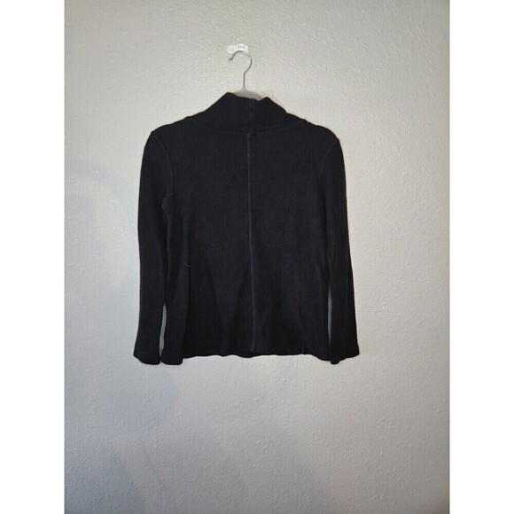 J. Crew Mercantile Women's Black Cowl Neck Long Sleeve Sweater Size XXS - Picture 3 of 6